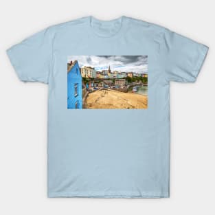 Tenby North Beach And Painted Houses T-Shirt